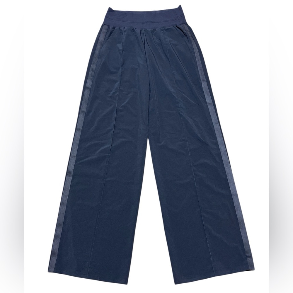 Athleta Nolita Wide Leg Pants Lounge Career Black Women's Size 4 - Athleisure